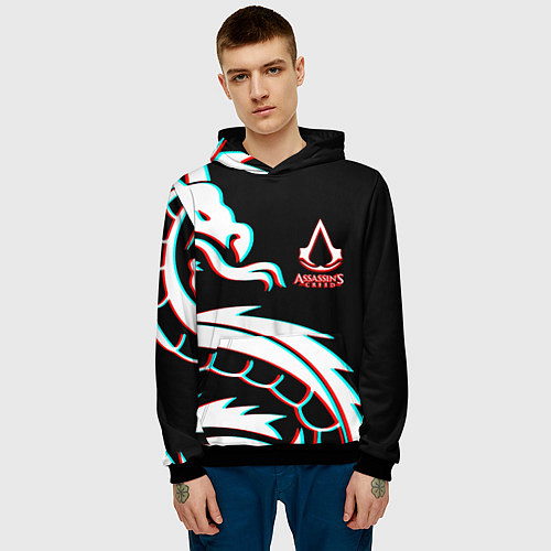 Мужская толстовка Assassins Creed Shadows game / 3D-Черный – фото 3