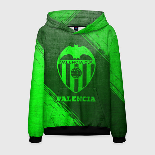 Мужская толстовка Valencia - green gradient / 3D-Черный – фото 1