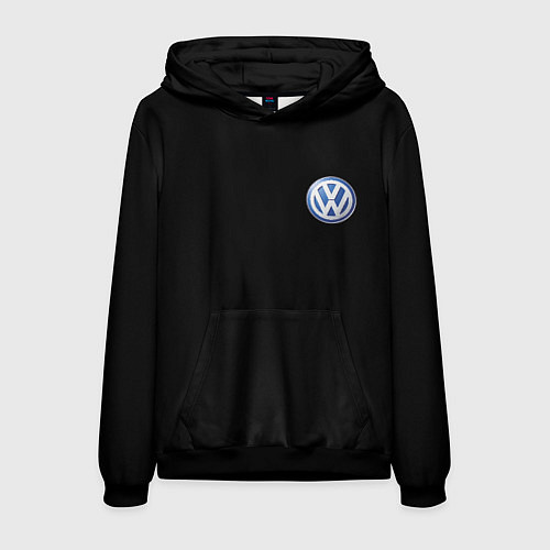 Мужская толстовка Volkswagen logo auto / 3D-Черный – фото 1