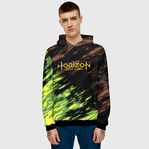 Мужская толстовка Horizon: Zero Dawn краски / 3D-Черный – фото 3
