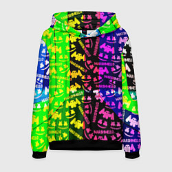 Мужская толстовка Marshmello pattern neon steel