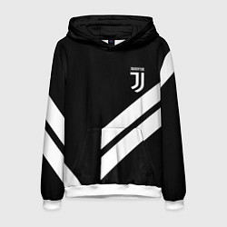 Толстовка-худи мужская Juventus line white, цвет: 3D-белый