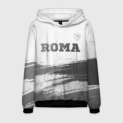 Мужская толстовка Roma - white gradient посередине / 3D-Черный – фото 1