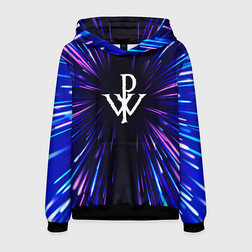 Мужская толстовка Powerwolf neon energy / 3D-Черный – фото 1