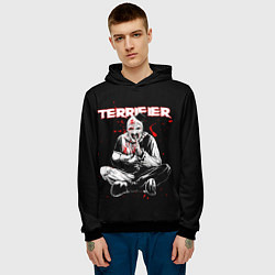 Толстовка-худи мужская Terrifier clown Art, цвет: 3D-черный — фото 2