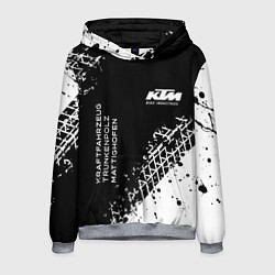 Мужская толстовка KTM - следы от шин