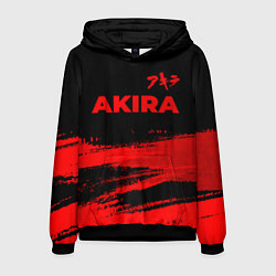 Толстовка-худи мужская Akira - red gradient посередине, цвет: 3D-черный