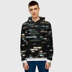 Толстовка-худи мужская Офисный вайб, цвет: 3D-белый — фото 2