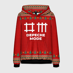 Толстовка-худи мужская Depeche Mode new year, цвет: 3D-черный