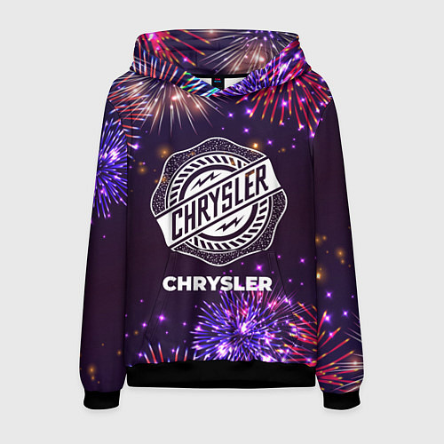 Мужская толстовка Праздничный Chrysler / 3D-Черный – фото 1