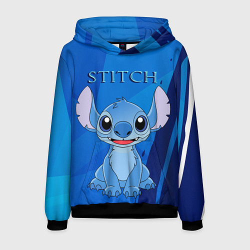 Мужская толстовка Стич / 3D-Черный – фото 1