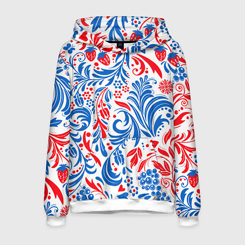 Мужская толстовка Славяно - русский стиль / 3D-Белый – фото 1