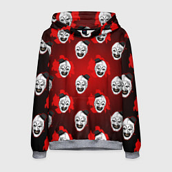 Мужская толстовка Funny clown Art in blood