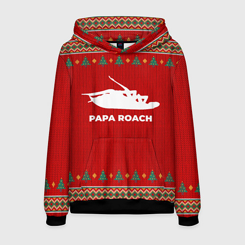 Мужская толстовка Papa Roach new year / 3D-Черный – фото 1