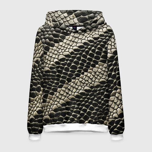 Мужская толстовка Будь в тренде змеи / 3D-Белый – фото 1