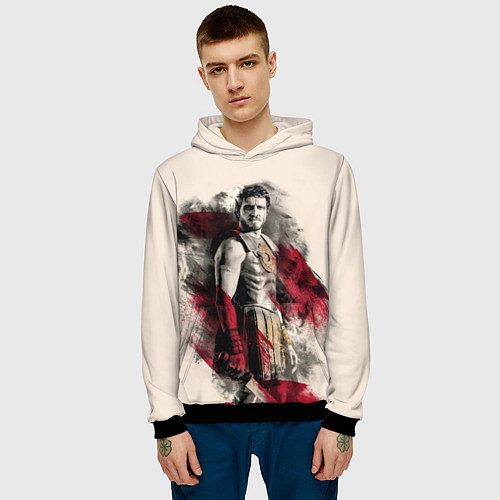 Мужская толстовка Гладиатор 2 / 3D-Черный – фото 3