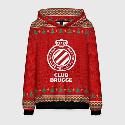 Мужская толстовка Club Brugge new year / 3D-Черный – фото 1