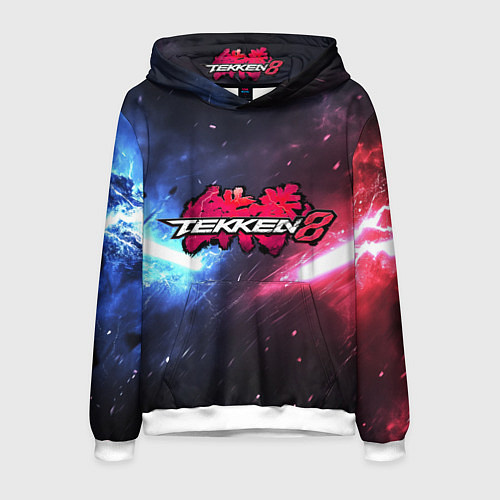 Мужская толстовка Сопротивление в Tekken 8 / 3D-Белый – фото 1