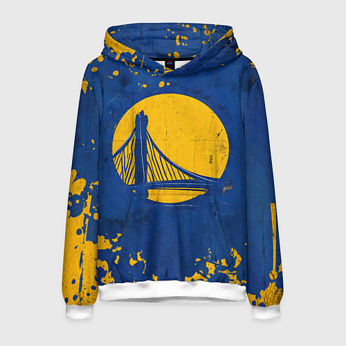 Мужская толстовка Голден Стэйт Уорриорз лого / 3D-Белый – фото 1