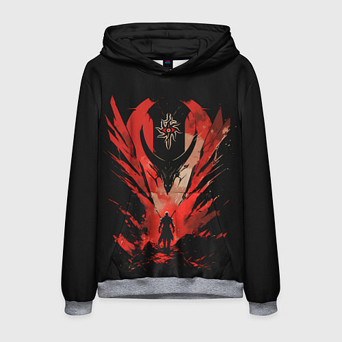 Мужская толстовка Dragon age Inquisition art / 3D-Меланж – фото 1