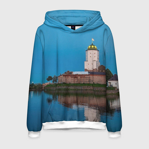 Мужская толстовка Выборгский замок / 3D-Белый – фото 1