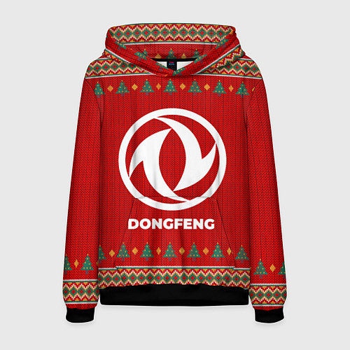 Мужская толстовка Dongfeng new year / 3D-Черный – фото 1