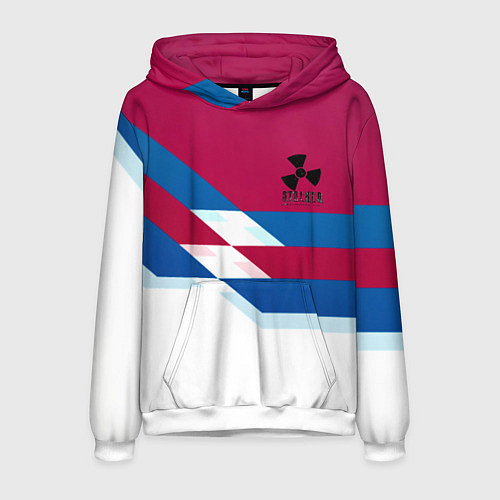 Мужская толстовка Stalker geometry / 3D-Белый – фото 1