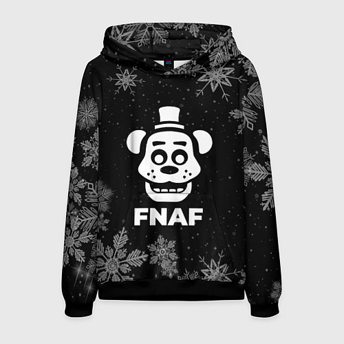 Мужская толстовка Снежный FNAF / 3D-Черный – фото 1