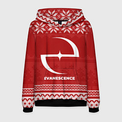 Мужская толстовка Новогодний Evanescence