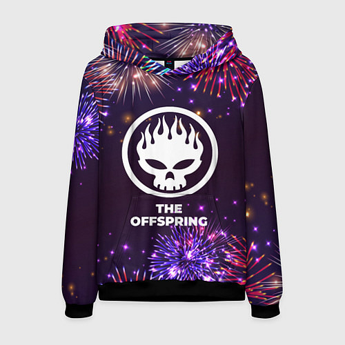 Мужская толстовка Праздничный The Offspring / 3D-Черный – фото 1