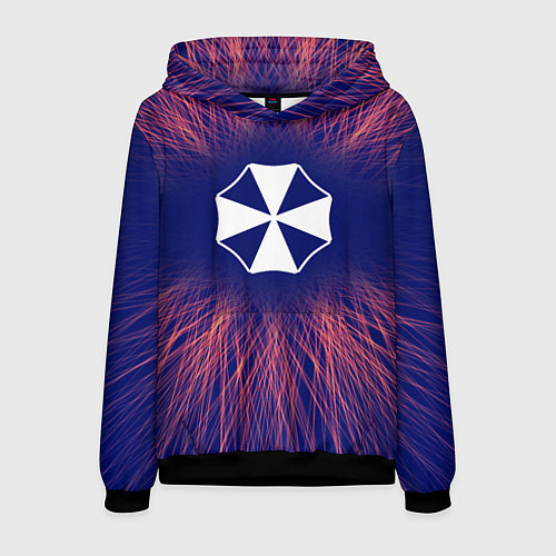 Мужская толстовка Resident Evil red energy / 3D-Черный – фото 1