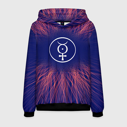 Мужская толстовка Marilyn Manson red energy / 3D-Черный – фото 1