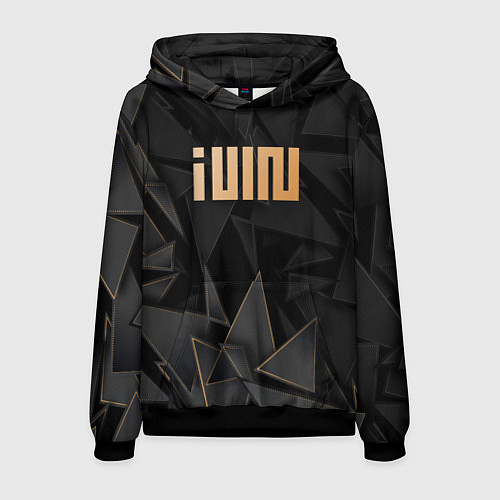 Мужская толстовка Gidle golden poly / 3D-Черный – фото 1