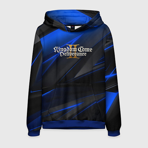 Мужская толстовка Kingdom Come Deliverance 2 black blue / 3D-Синий – фото 1