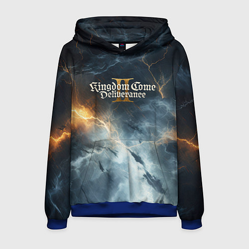 Мужская толстовка Kingdom Come Deliverance 2 молнии / 3D-Синий – фото 1