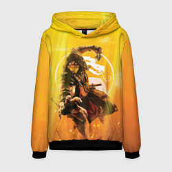Толстовка-худи мужская Скорпион - Mortal Kombat, цвет: 3D-черный