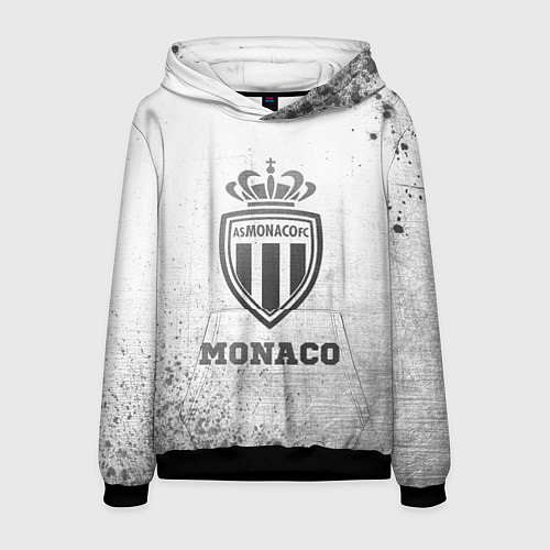 Мужская толстовка Monaco - white gradient / 3D-Черный – фото 1