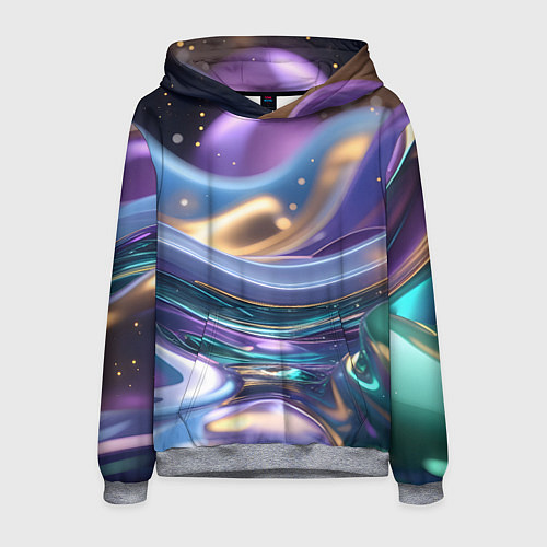 Мужская толстовка Космическая краска / 3D-Меланж – фото 1