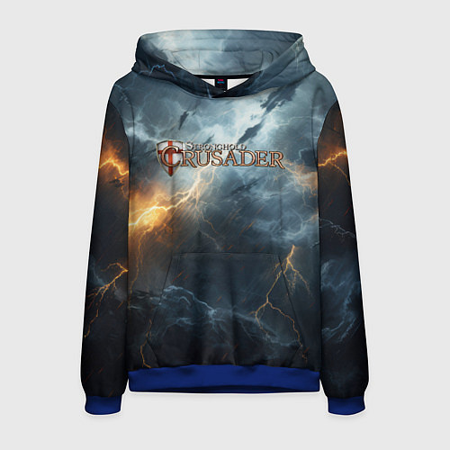 Мужская толстовка Stronghold сrusader крестовый гром / 3D-Синий – фото 1