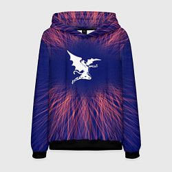 Толстовка-худи мужская Black Sabbath red energy, цвет: 3D-черный