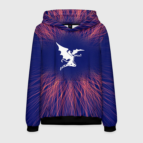 Мужская толстовка Black Sabbath red energy / 3D-Черный – фото 1