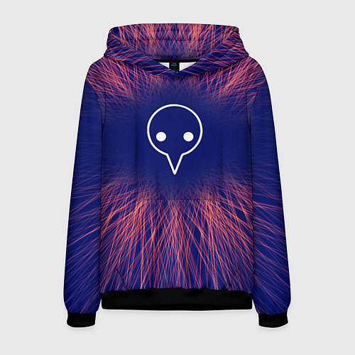 Мужская толстовка Evangelion red energy / 3D-Черный – фото 1