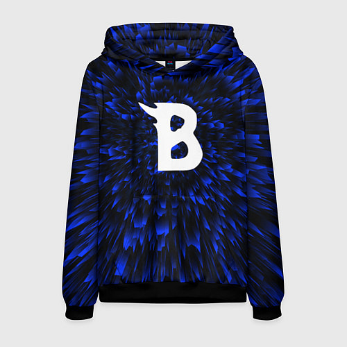 Мужская толстовка Beastars blue energy / 3D-Черный – фото 1