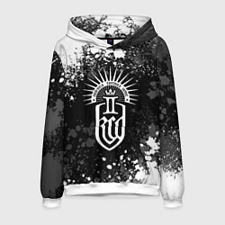 Толстовка-худи мужская Kingdom come 2 - белые брызги, цвет: 3D-белый