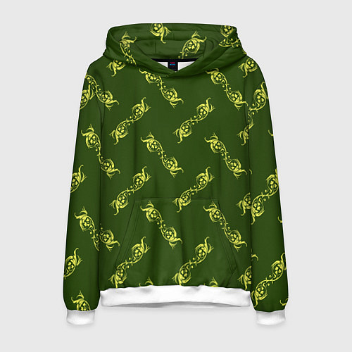 Мужская толстовка Винтажная роспись / 3D-Белый – фото 1