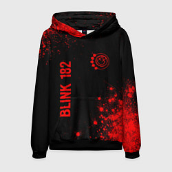 Мужская толстовка Blink 182 - red gradient вертикально