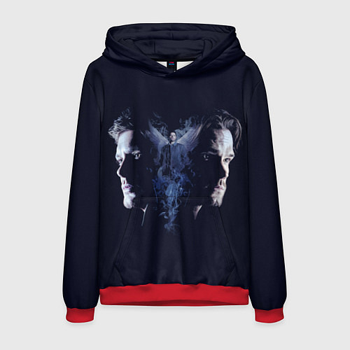 Мужская толстовка Сверхъестественное / 3D-Красный – фото 1