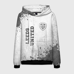 Мужская толстовка Leeds United - white gradient вертикально