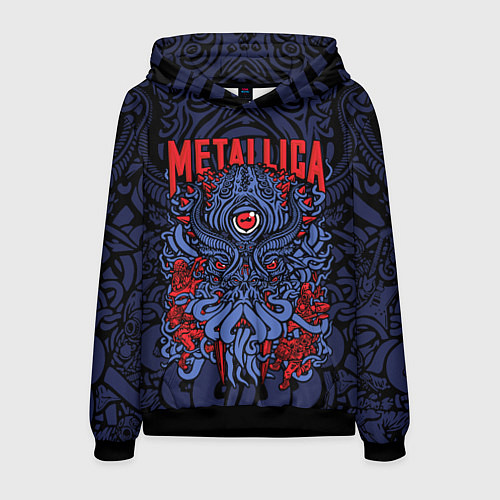 Мужская толстовка Metallica: octopus / 3D-Черный – фото 1