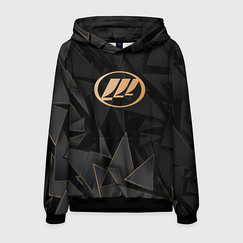 Мужская толстовка Lifan golden poly / 3D-Черный – фото 1